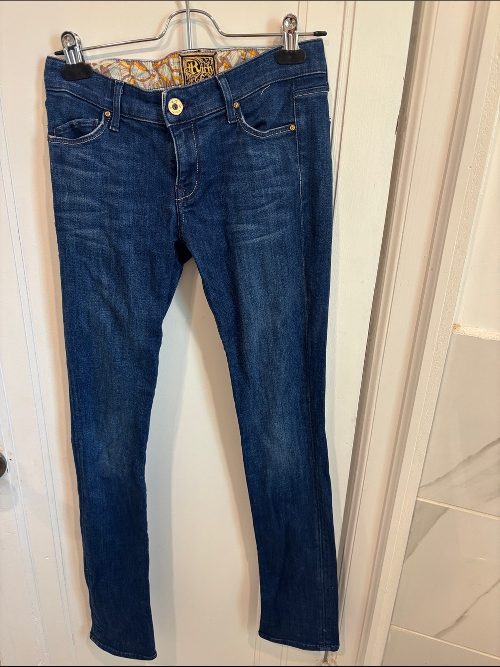 Rich & Skinny Dark Blue Skinny Jeans